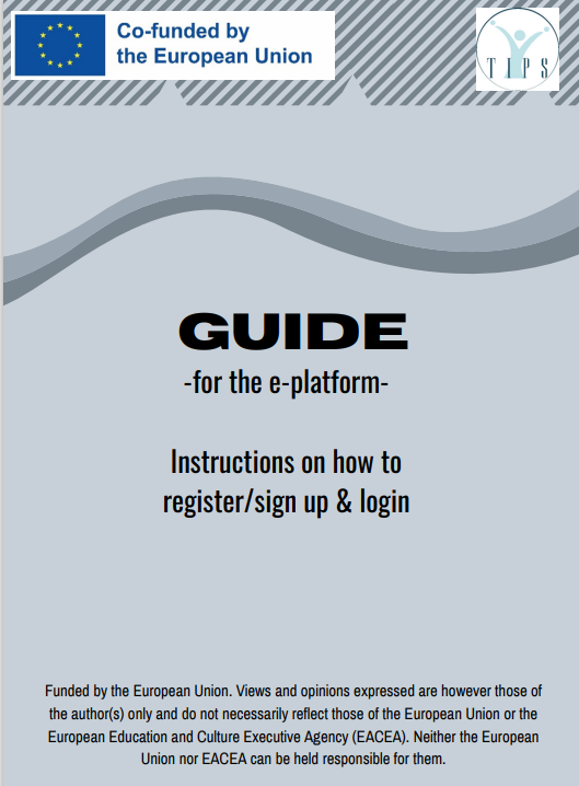 Guide for the e-platform