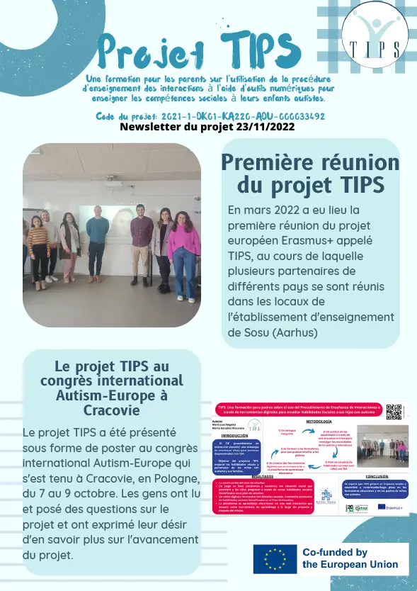 TIPS 1st Newsletter French