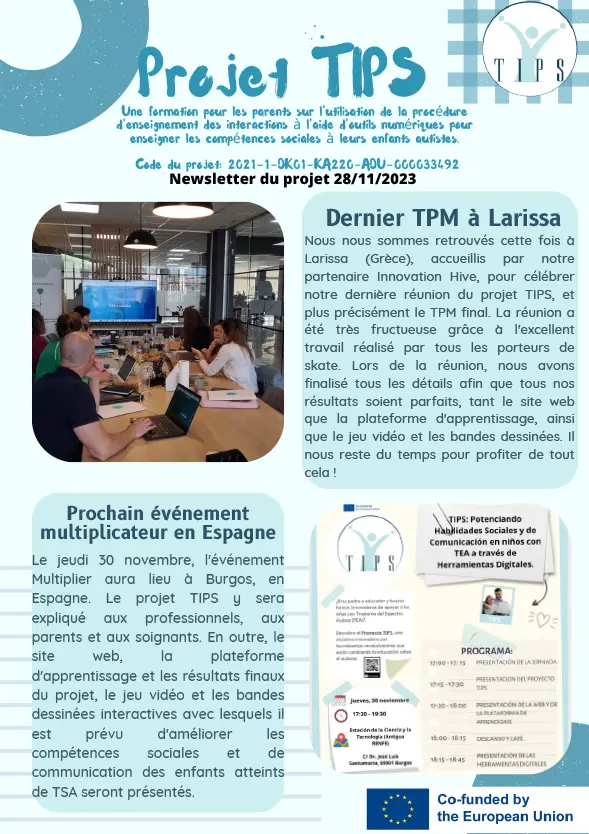 TIPS 4st Newsletter French